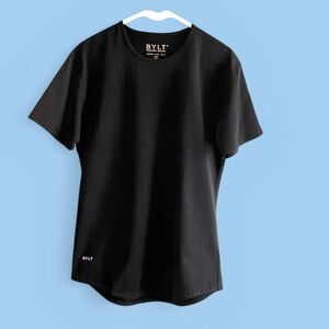 Bylt MENS Drop Cut LUX Slim Cut Black Tee Size M